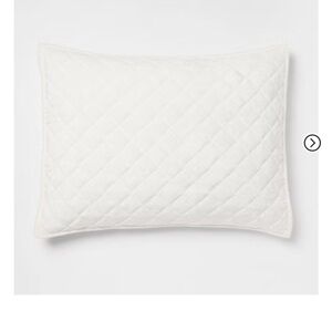 Luxe Diamond Stitch Purple Velvet Quilt Sham - Threshold